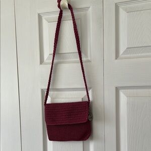 The Sak Wine Crochet Crossbody Bag